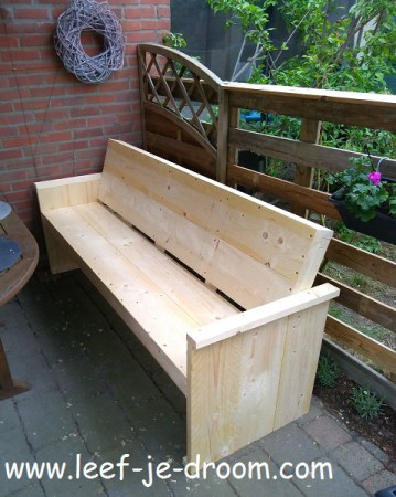 Tuinbank steigerhout 180 cm lang